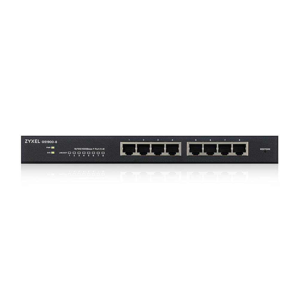 GS1900-8 - 8-port GbE Smart Managed Switch